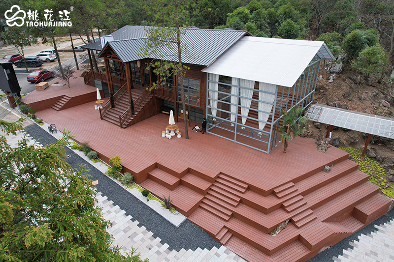 安化青云洞景区竹木平台