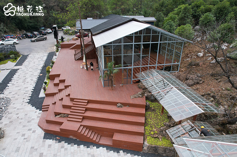 安化青云洞景区竹木平台