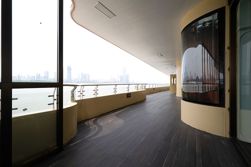 趸船走廊竹木地板