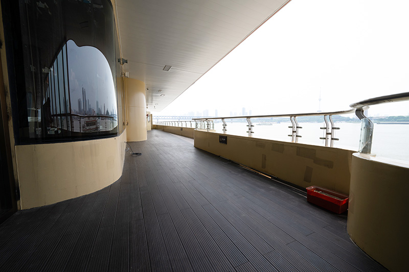 趸船走廊竹木地板