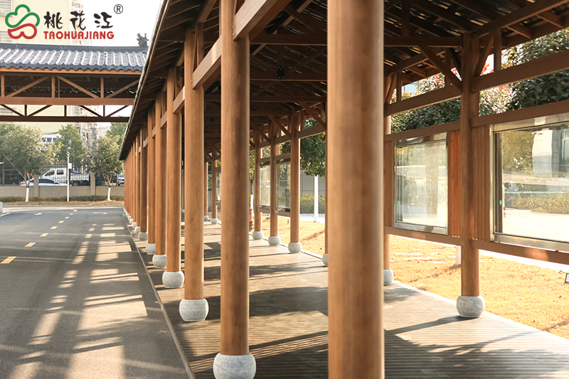 竹装配式文化连廊