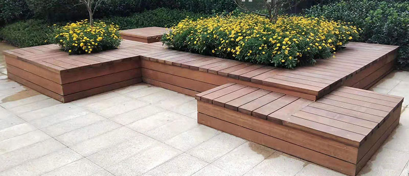 景观竹木围树椅，景观围树凳